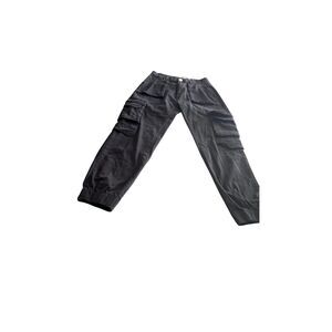 Refuge Women Black Cargo Jogger Pant Size M